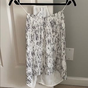 Express racer back silk tank